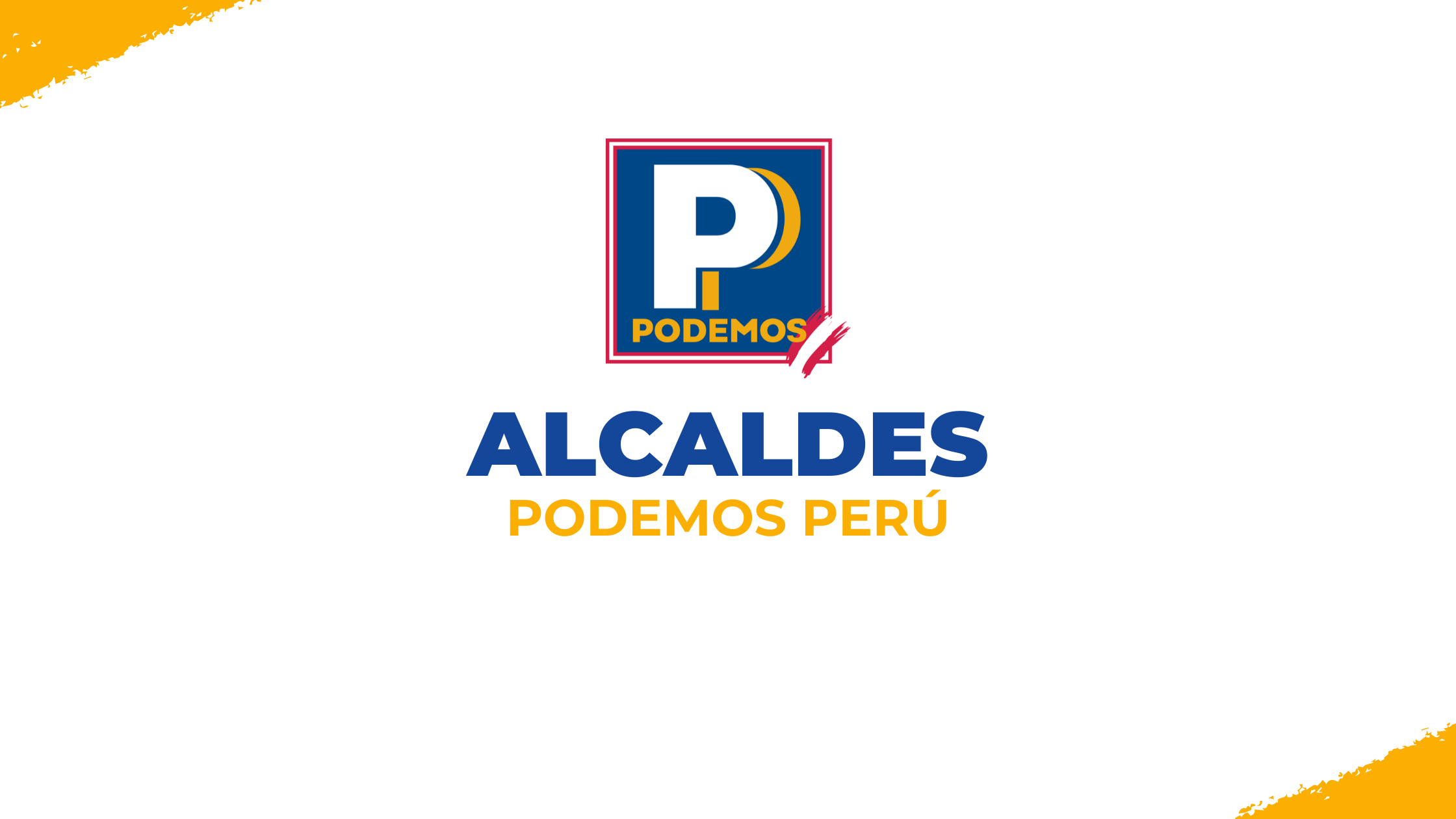Alcaldes de Podemos Peru 2022-2026